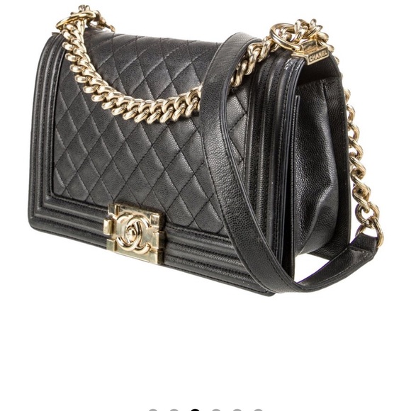 Classic Chanel Boy Bag - Caviar - Picture 6 of 7